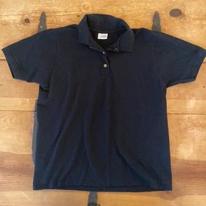 Gildan Boys Black Polo Shirt